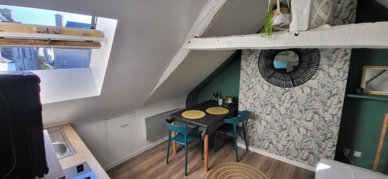 La Cabane - Petit Studio Mansarde - Plage 50M - Rue Gratuite Saint-Malo Dış mekan fotoğraf